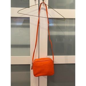 ZARA crossbody bag (bright red/orange)